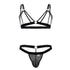 CandyMan 99838 Two Piece Outfit Color Black
